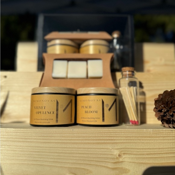 Luxury Gift Box Set - Handmade Natural Candles and Decor - Unique Holiday Gift - Picture 2 of 4